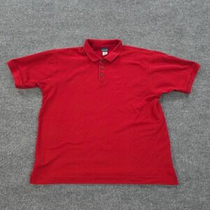 Patagonia Polo Shirt Mens Extra Large Red Hiking Fishing Camp‎ Outdoors Vintage